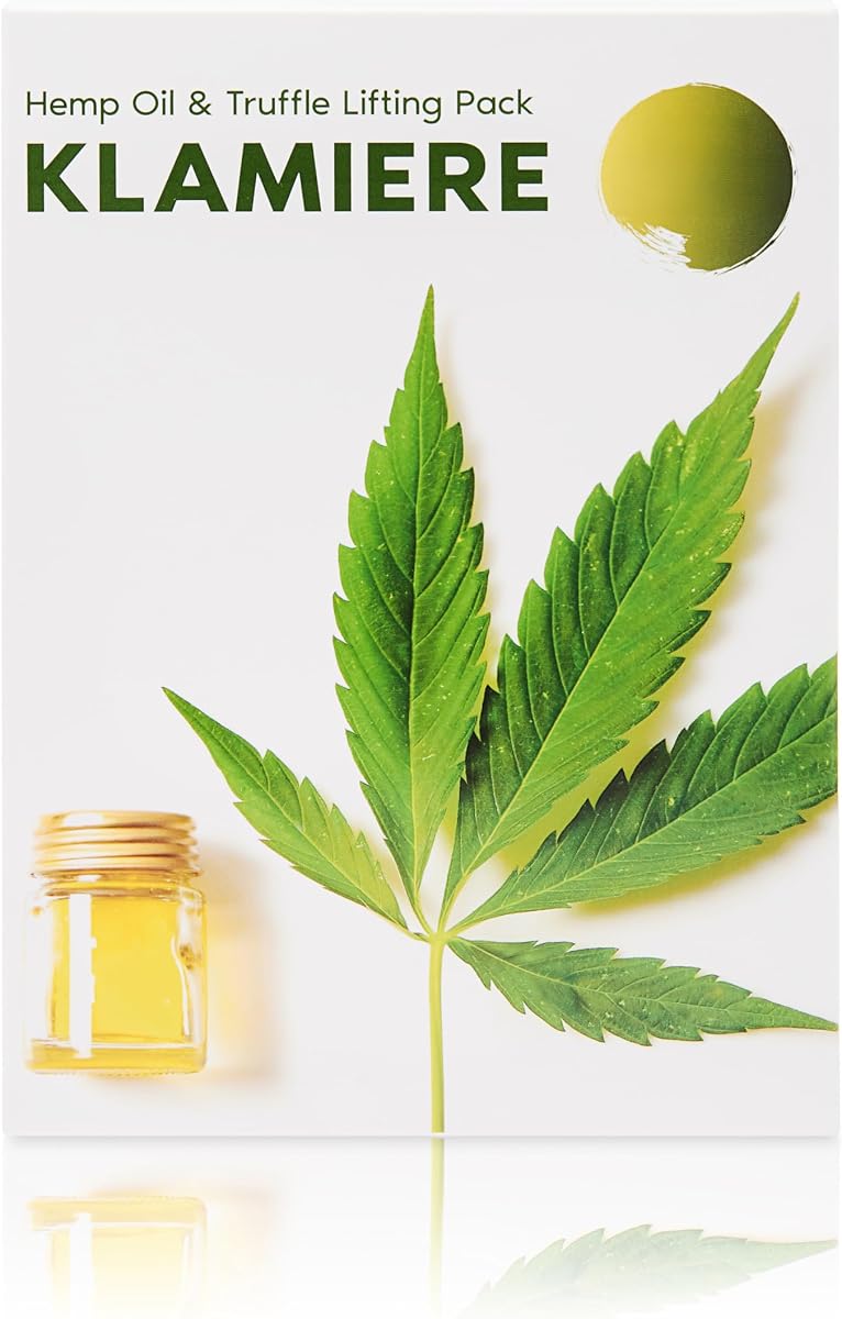 Hemp Oil and Truffle Wash Off Lifting Mask for 8 Applications | Korean Facial Mask for dry sensitive skin | Skin Tightening, Moisturizing, Hydrating, Pore Minimizing