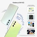 Samsung Galaxy A34 5G (Awesome Lime, 8GB, 128GB Storage) | 48 MP No Shake Cam (OIS) | IP67 | Gorilla Glass 5 | Voice Focus | Without Charger gallery image