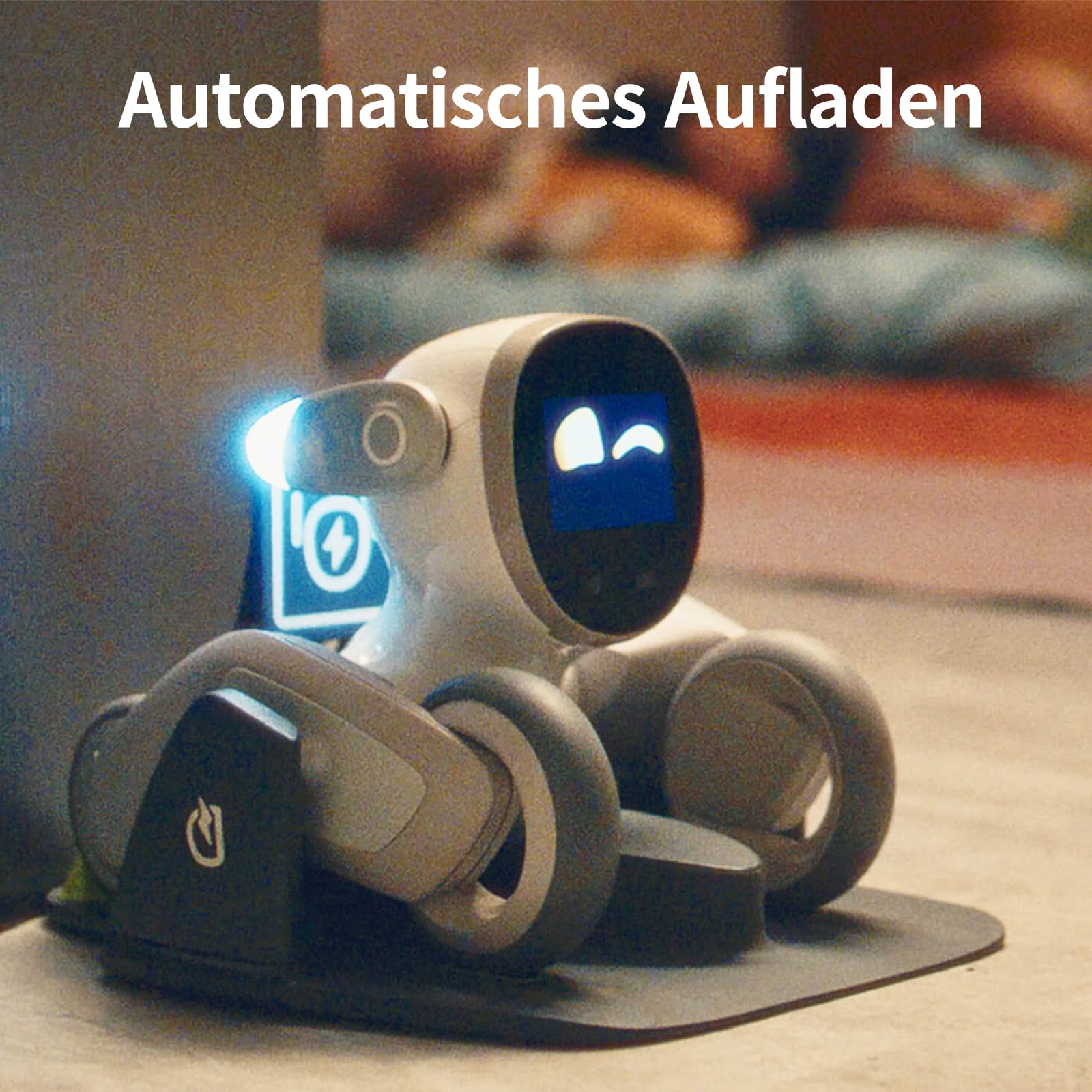 Loona KEYI Premium Haustier-Roboter mit Ladestation (Smarte AI ChatGPT-4o, Stimmen- & Gestensteuerung, Echtzeit-Interaktion, Heimüberwachung)