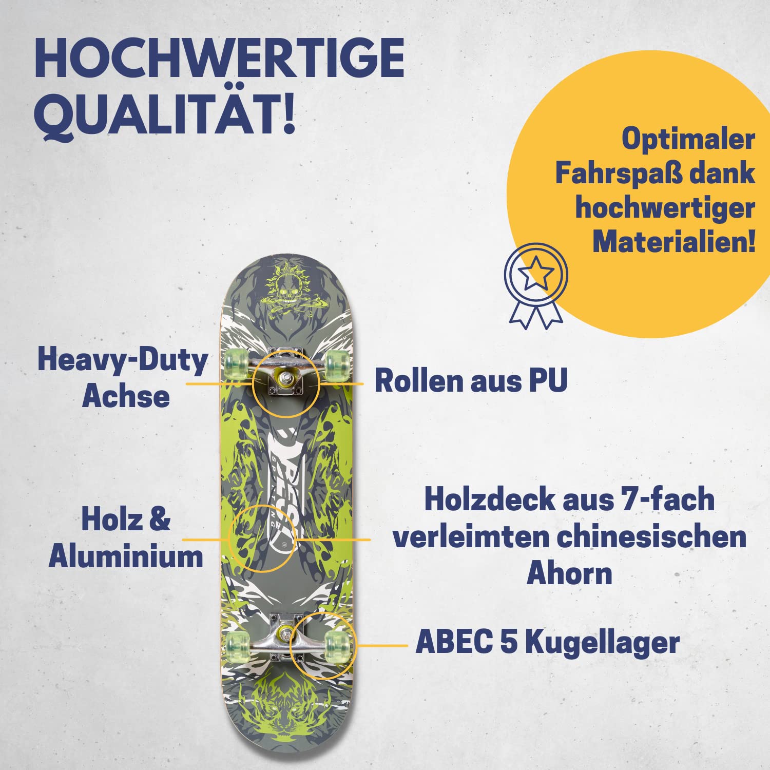 Best Sport A5 New Wild Skateboard