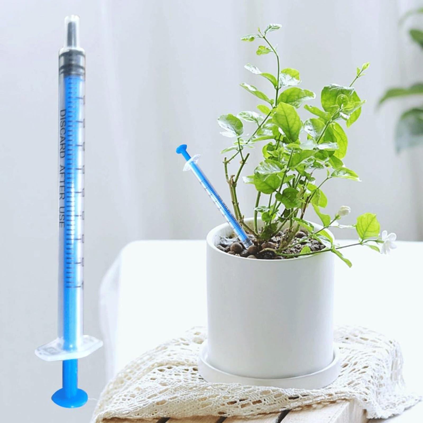 Siringa in plastica liquida senza ago da 1 ml, siringa dosatrice coperta, confezione sterile individualmente, adatta per misurazioni in laboratorio scientifico, misurazione, distribuzione, irrigazione