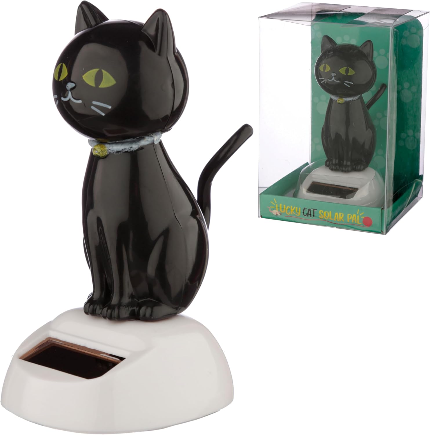 Solar Pal - Solar Energy Decoration - Black Cat