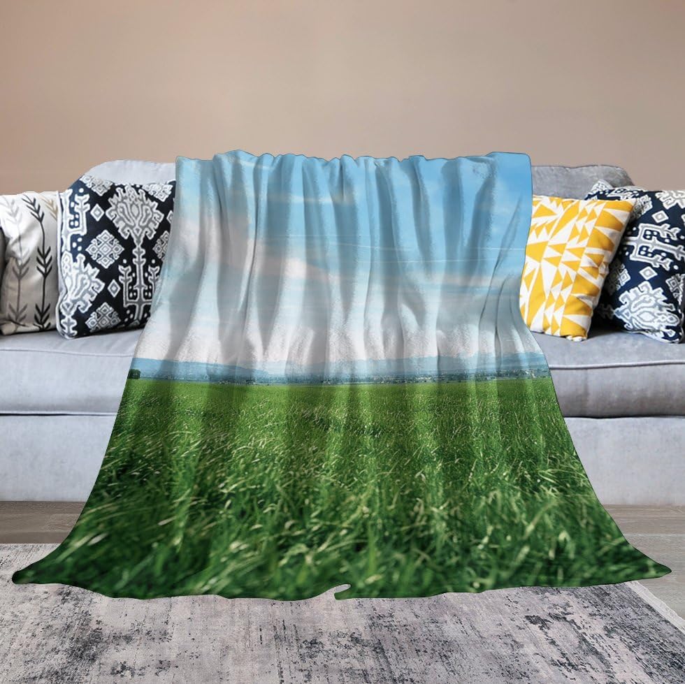 Couverture en micro polaire cocooning chaude pour soirée canapé et salon toutes saisons