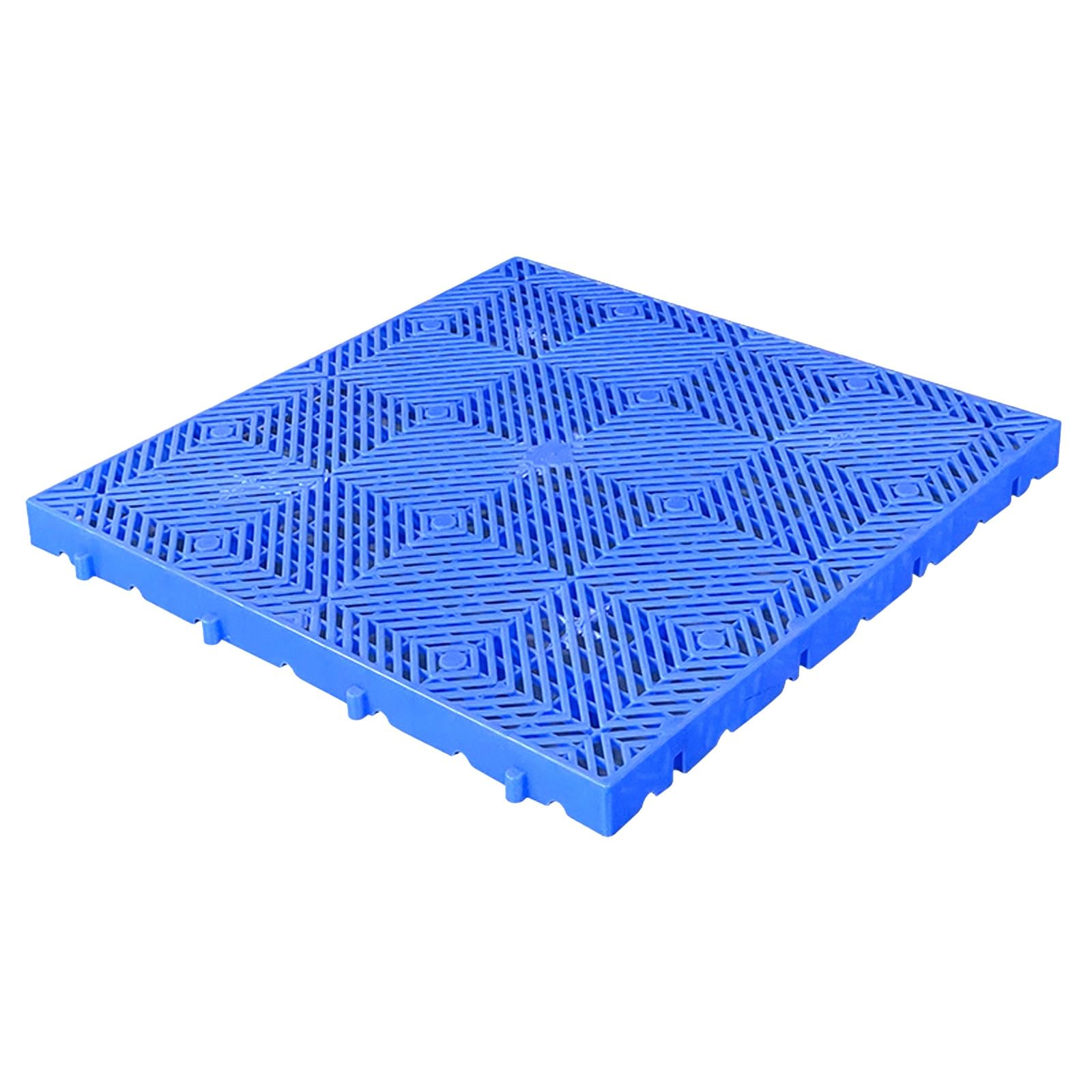 Tapis de rangement respirant et palette plastique pour entrepôt