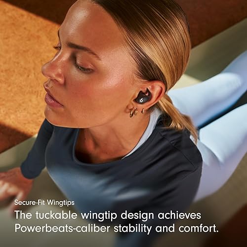 Miniatura 4 de Beats PowerBeats Fit - Auriculares inalámbricos de entrenamiento con cancelación de ruido con puntas de alas de ajuste seguro, batería de hasta 30