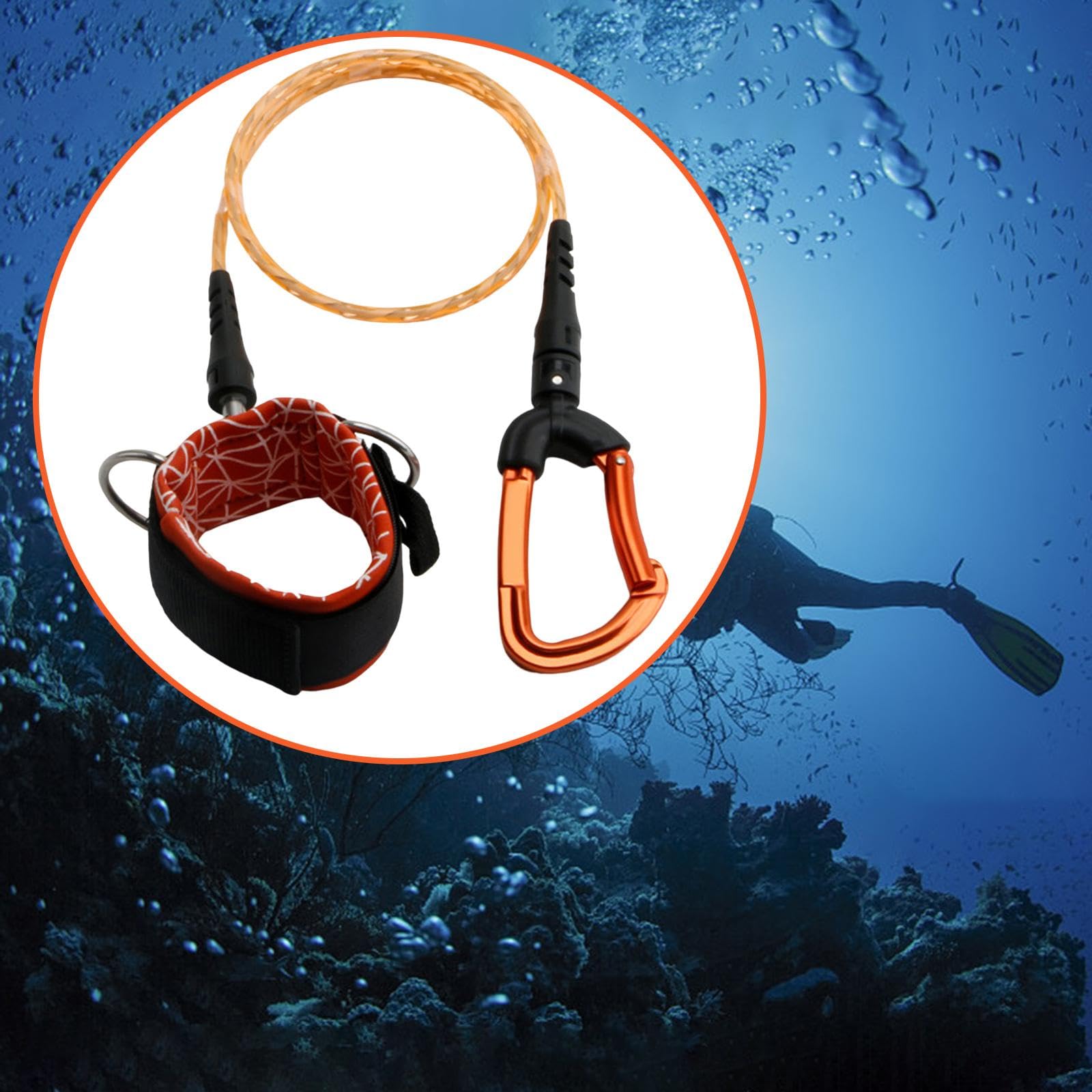Freitauch Lanyard Sicherheitsseil für Tauch Und Schnorchelzubehör