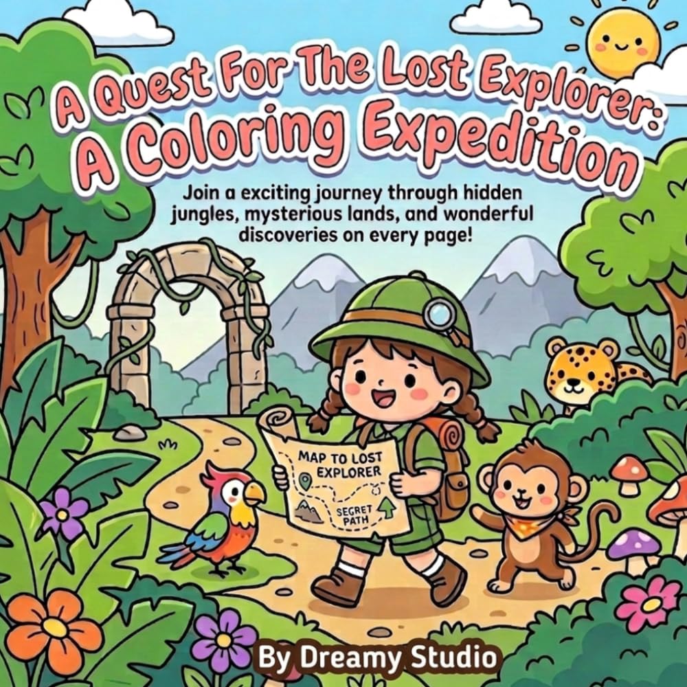 A QUEST FOR THE LOST EXPLORER: A COLORING EXPEDITION