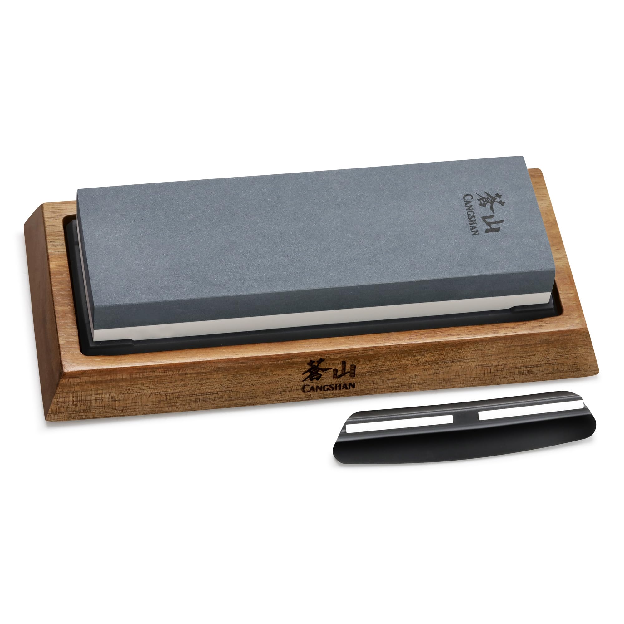Cangshan 503800 Dual-Sided Whetstone Knife Sharpener 1000/6000 Grit