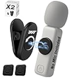 Magnetic Clip for Wireless Lavalier Microphone with Leather Magnetic Mount – 360° Strong Mic Magnet Mount for Mini Mic Pro, MAYBESTA, Bulatry, PQRQP – Invisible Hands-Free Mic Holder for Shirt