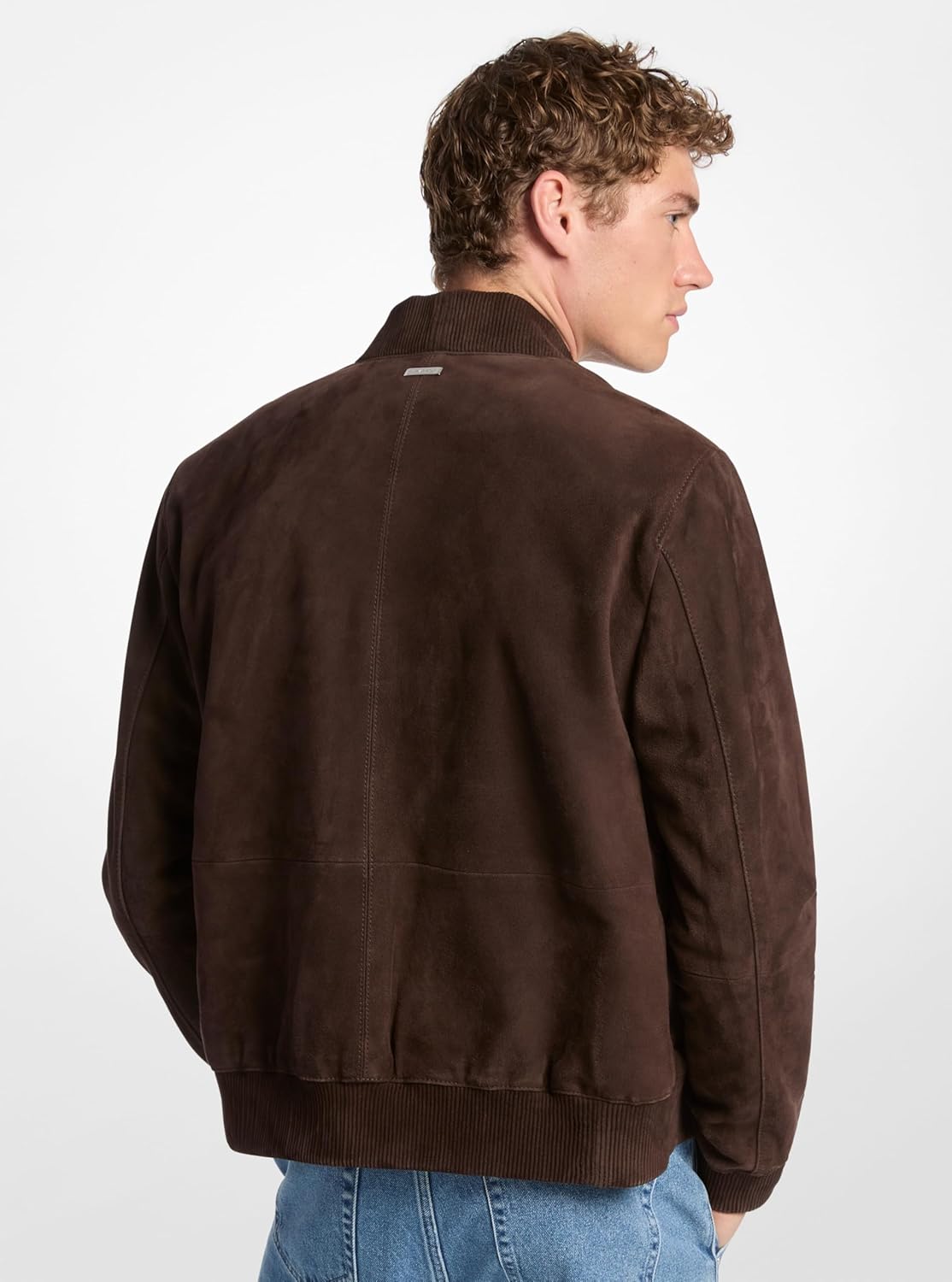 Michael Kors Men's Suede Bomber Jacket - Image 2