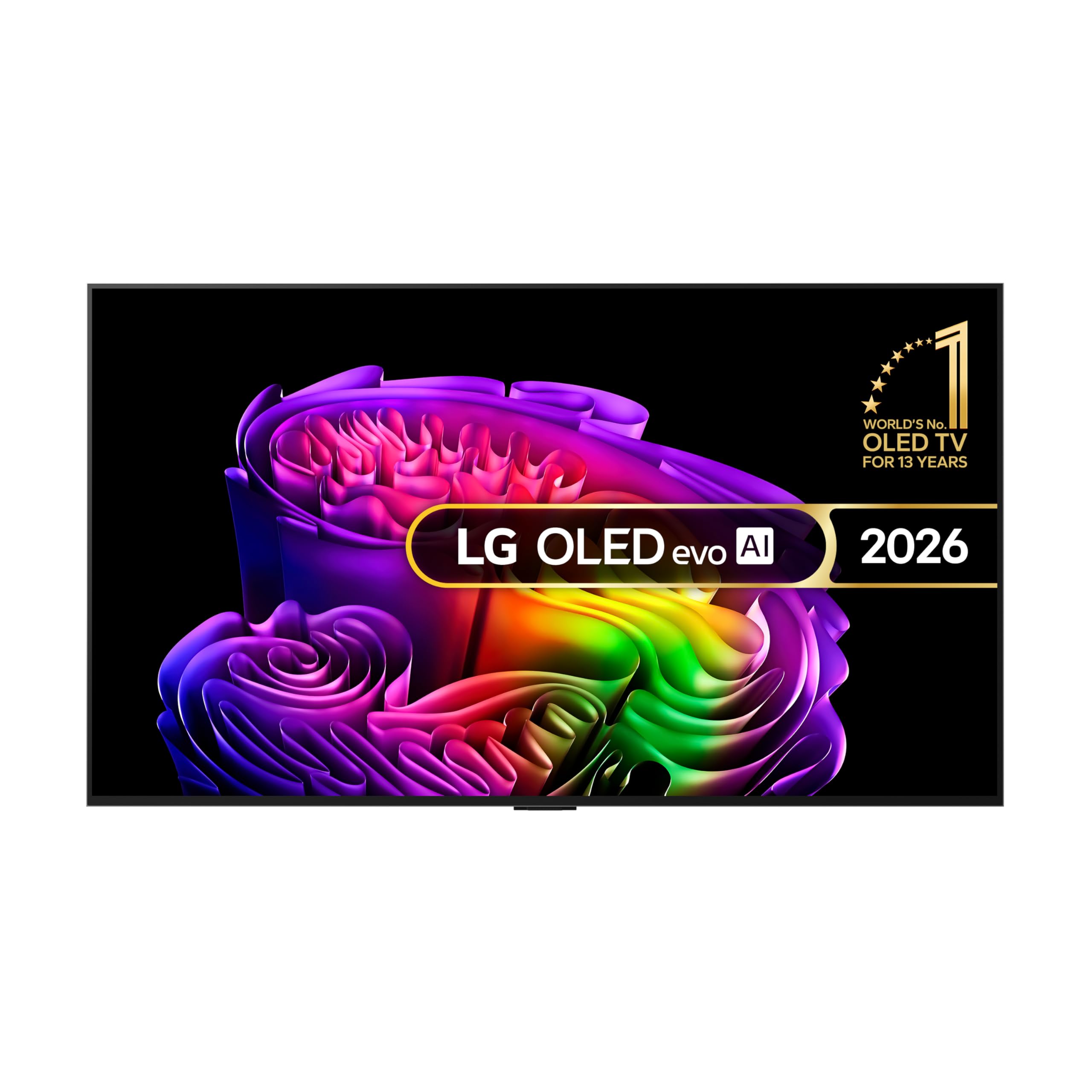 LG OLED evo AI G6 55-inch 4K Smart TV - Wall mount version - OLED55G62LW (α11 AI Processor 4K Gen3, 120Hz (VRR 165Hz), Dolby Vision, Dolby Atmos, FILMMAKER MODE™ [Model year 2026]