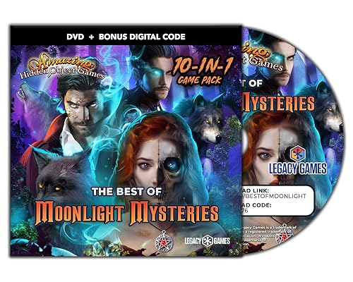 Miniatura 2 de Amazing Hidden Object Games for PC Best of Moonlight Mysteries (10 Game Pack) - PC DVD with Digital Download Codes