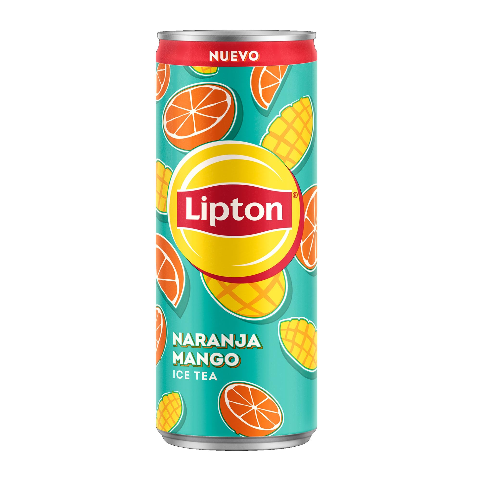 Lipton Ice Tea Naranja Mango Lata 330 ml Bebida Refrescante de Té Negro