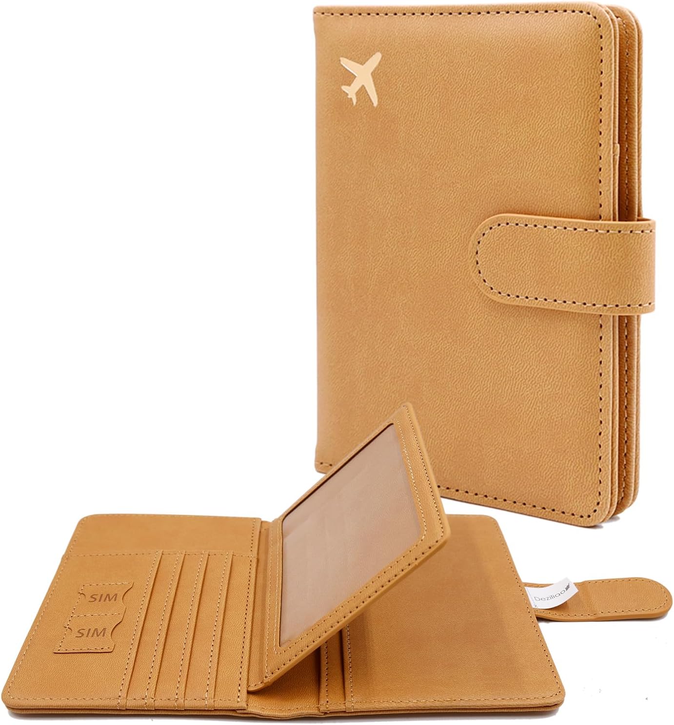 Deziliao Passport Holder for Women and Men, Passport