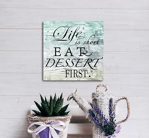 Miniatura 5 de Letrero de madera para cocina, con texto en inglés "If I Have to Stir it, It's Homemade", placa de madera, placa de arte de mesa de madera,