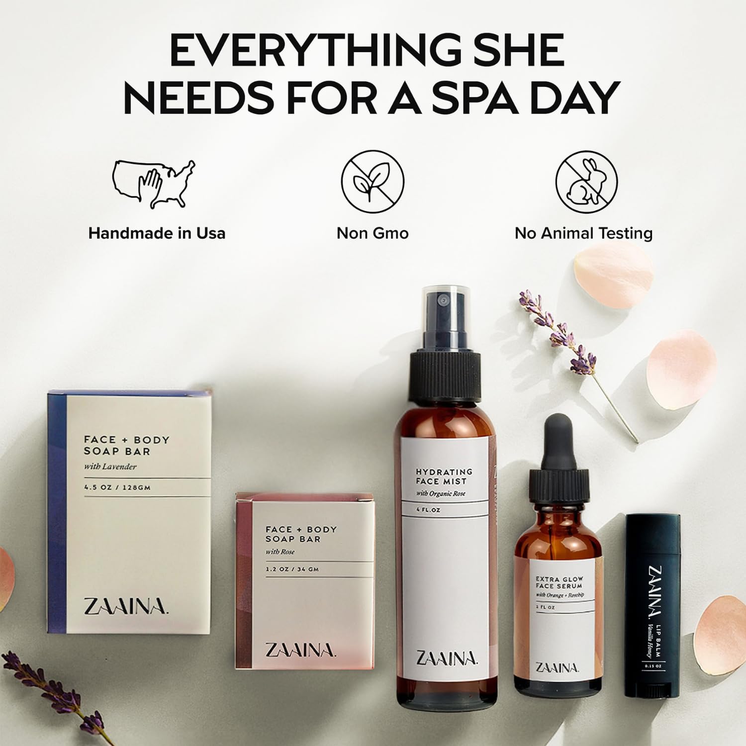 ZAAINA Spa Gift Box - Relaxation & Self Care -3