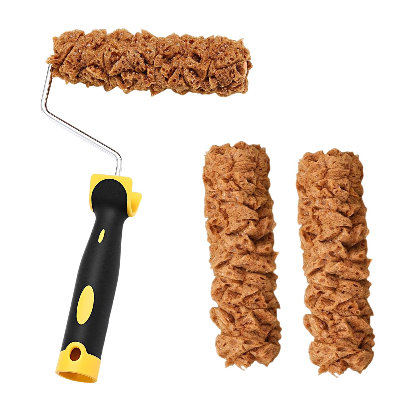 Set di 3 rulli multiuso con robusti rulli da 15,2 cm, per applicazioni su pareti interne, per uso quotidiano