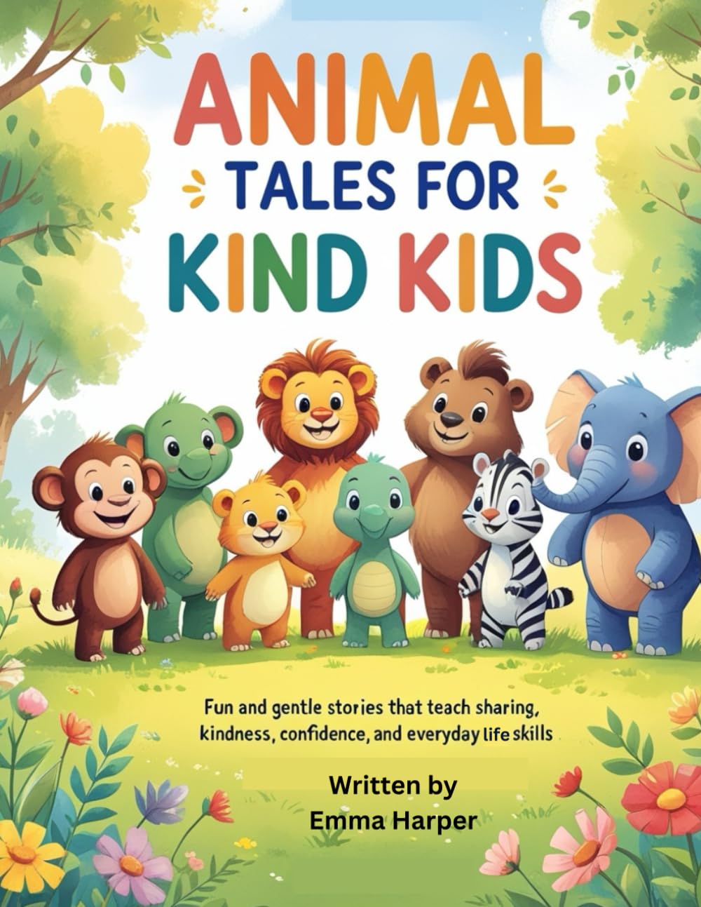 Animal Tales for Kind Kids: Fun and Gentle Stories That Teach Sharing, Kindness, Confidence, and Everyday Life Skills