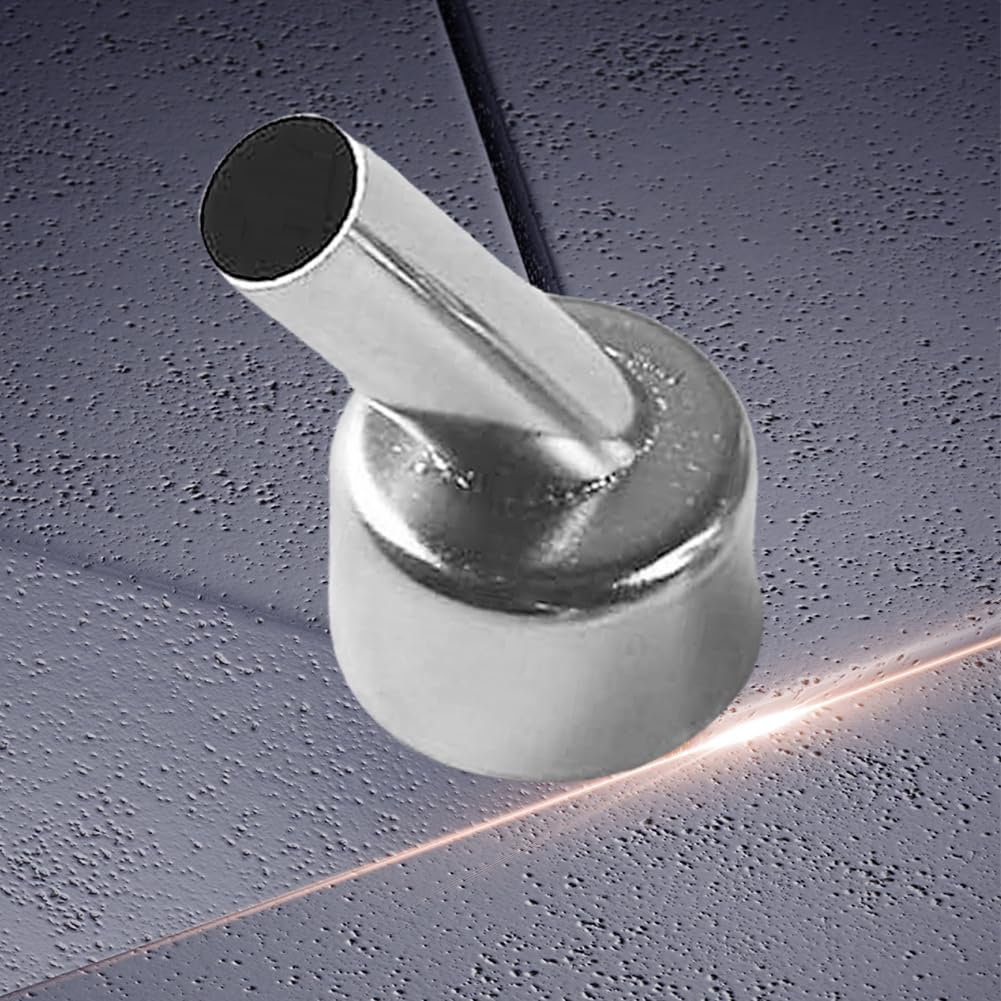 Ugello Per Pistola Ad Aria Calda 858/858D, Curvo A 45° E Diametro 3-10 Mm, Per Saldatura E Rilavorazione Elettronica