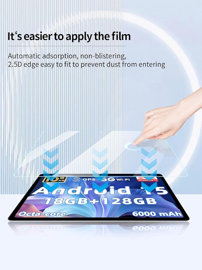 Protector de Pantalla para Aobante K50 Tablet 10 Pulgadas, 9H, 2 Unidades miniatura 6