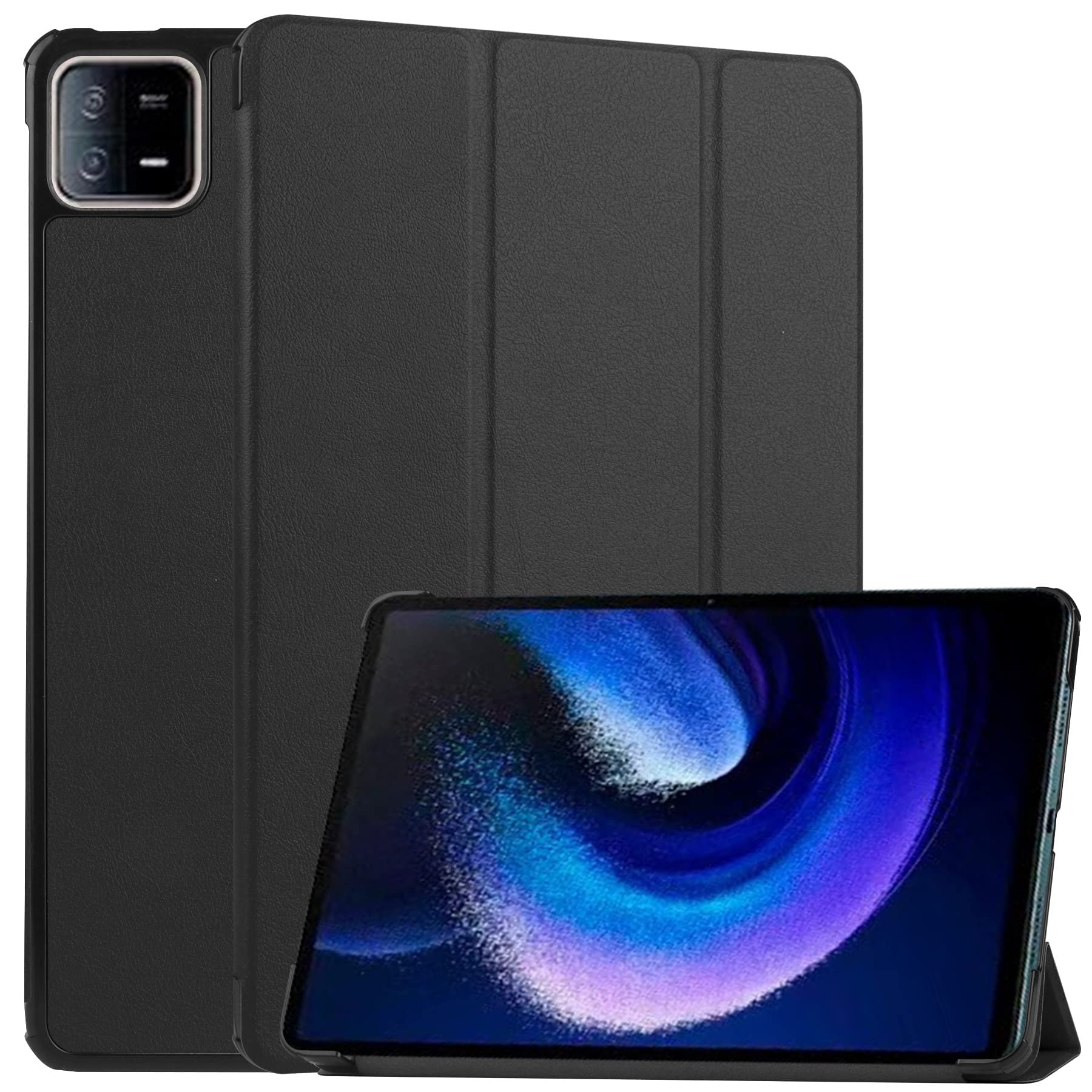 Case for Xiaomi Pad Pro 12.1" 2023, Slim Lightweight Hard Shell Cover with Three fold Stand, with Auto Sleep Wake Anti-scratch Smart Protective Cover for Xiaomi Pad Pro 12.1" (purple)