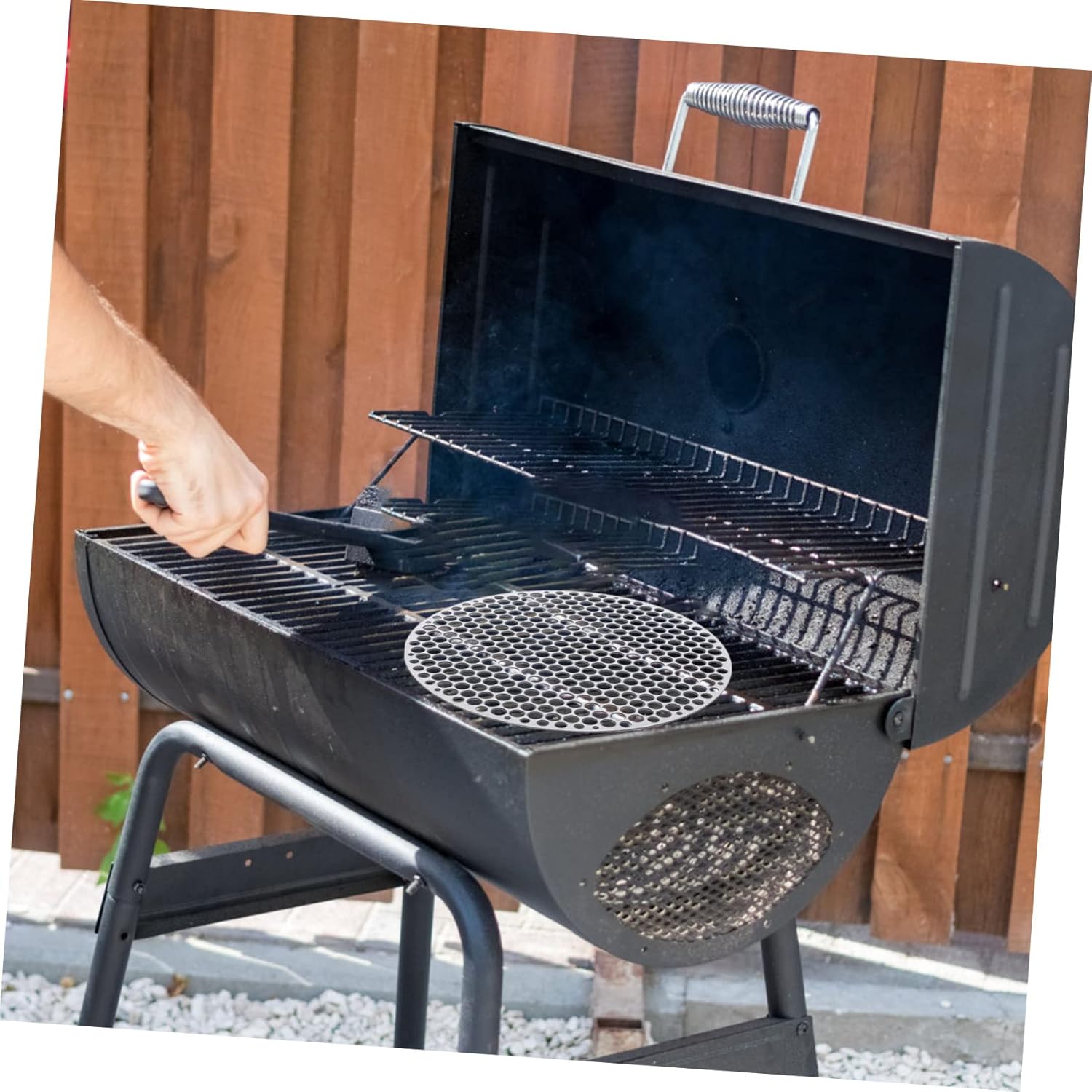 UPKOCH 2pcs Stainless Steel Grill Stainless Steel Grate Make Tea Barbecue Silver : Patio, Lawn & Garden