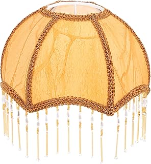 DOITOOL Scalloped Lamp Shade Vintage Lamp Shade Fringe European Lampshad...