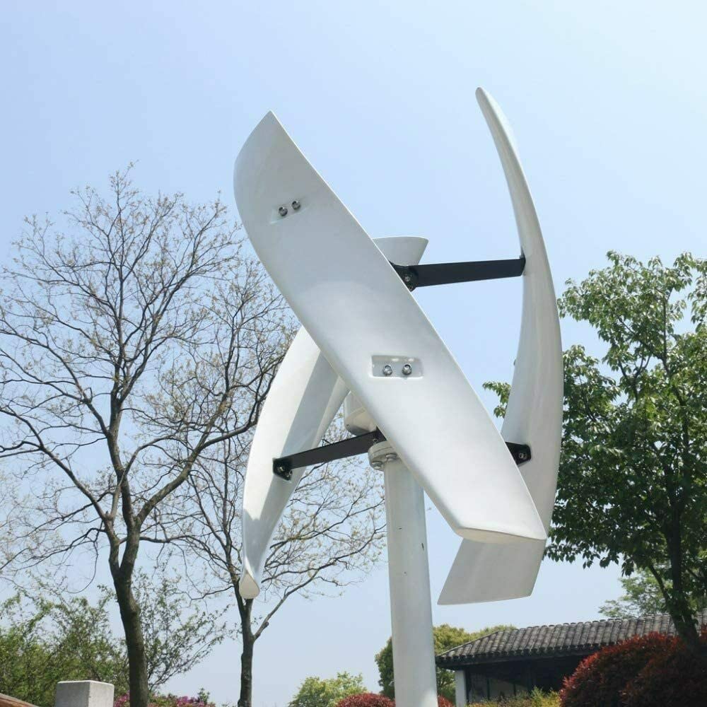 800W Vertikaler Windkraftanlage Spiralwindkraft Windgenerator Helix-mit Magnetschweben 12V 24V 48V Windgenerator Gartenboot-Hybriden im Freien