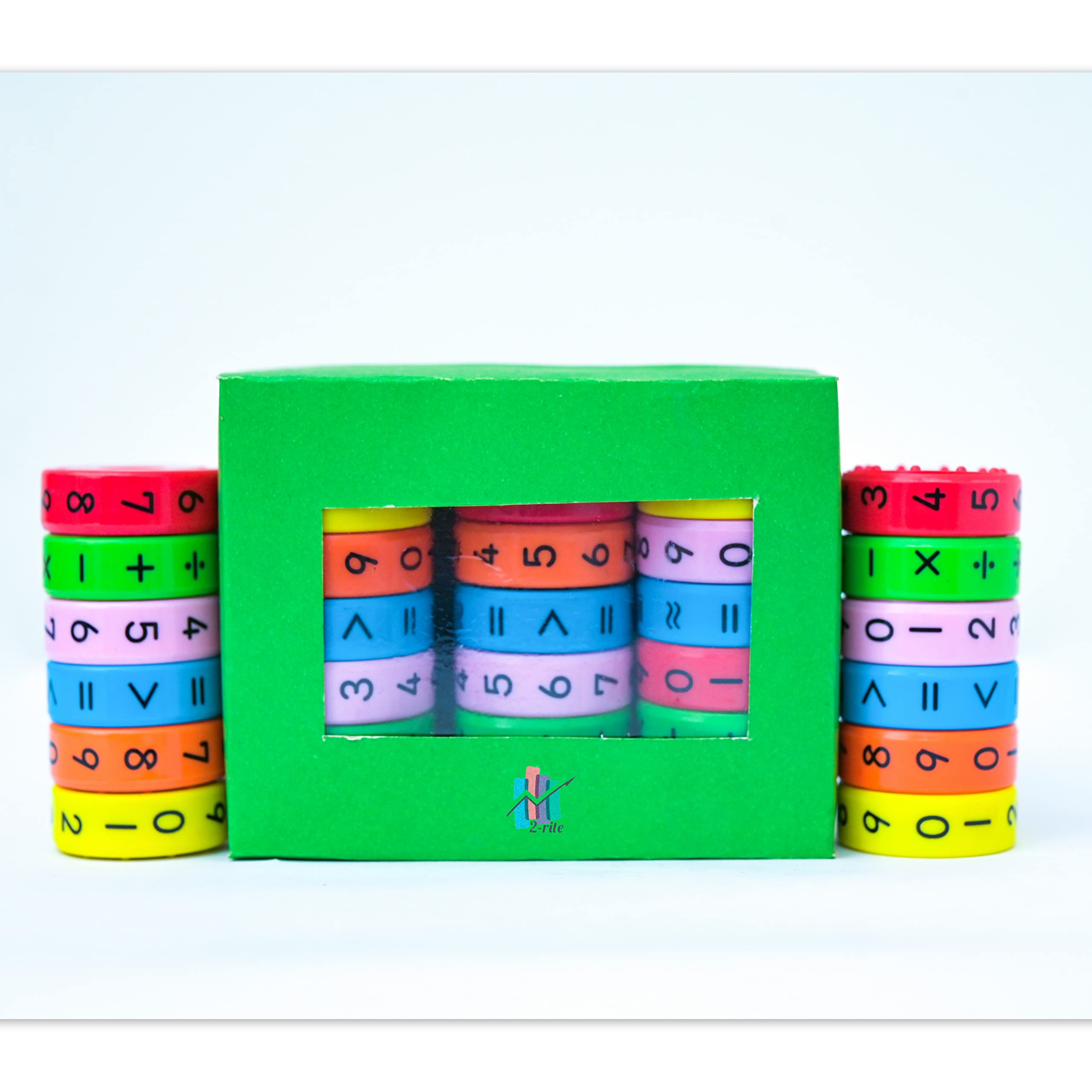 Magnetic Arithmetic Learning Toy,Math Game, Set of 3 Number Block Magnetic toy, Counting Tools Abacus Math Materials for Preschool, Intellectual Development Toys, Educational Toys Gifts for toddlers