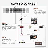 Vista 5 de LiTime 30 Amp MPPT 12V/24V/Auto CC de entrada controlador de carga solar, módulo Bluetooth incorporado, pantalla LCD con parámetros ajustables