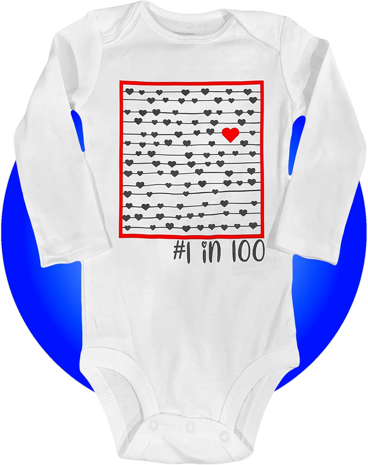 Open Heart Surgery Gift - Personalized Heart Warrior Baby Bodysuit - Open Heart Surgery Baby Gift - - Personalized Heart Warrior CHD Romper - CHD Awareness Baby Rompers - Heartiversary Bodysuit