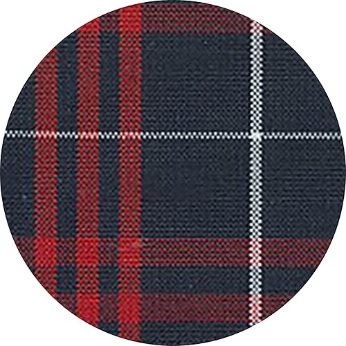 Miniatura 2 de School Uniform Sock-Red Navy Plaid Ruffle White Ankle Sock-Plaid Sock Hamilton Plaid 36 37 (78.5)