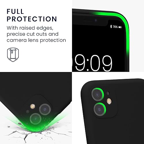 Miniatura 3 de kwmobile Funda compatible con Apple iPhone 11 - Funda delgada de silicona TPU - Acabado suave al tacto - Negro