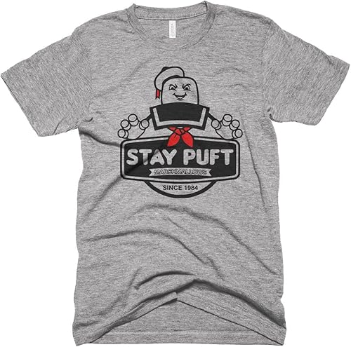 Stay Puft T-Shirt Funny Marshmallow Shirt Funny Camping Shirts Smores Tshirt Vintage Movie Shirts 80s Graphic Tees Retro Tshirt