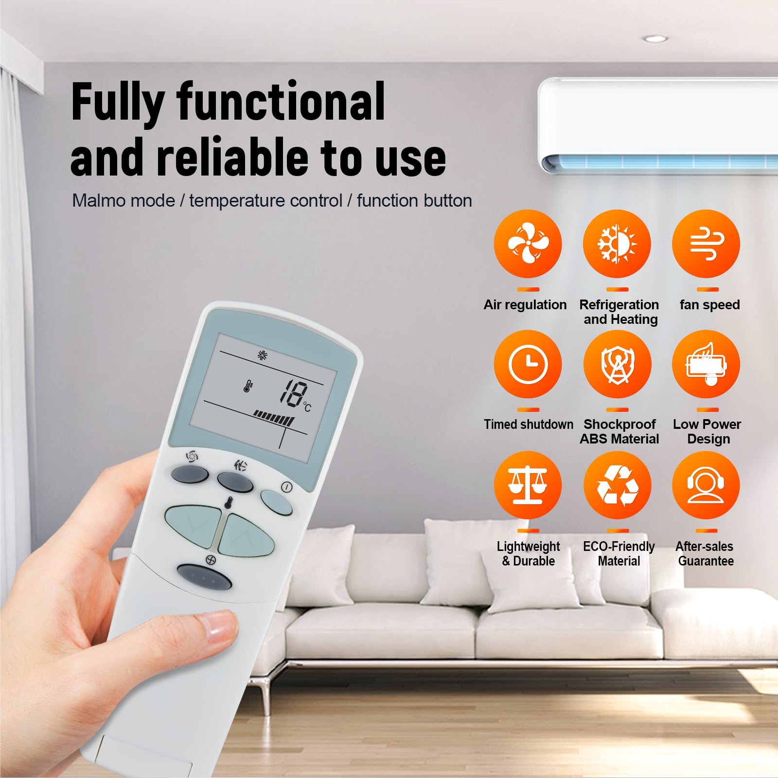 Télécommande Universelle Pour Climatiseur LG 6711A90032L - Compatible Multi-Modèles