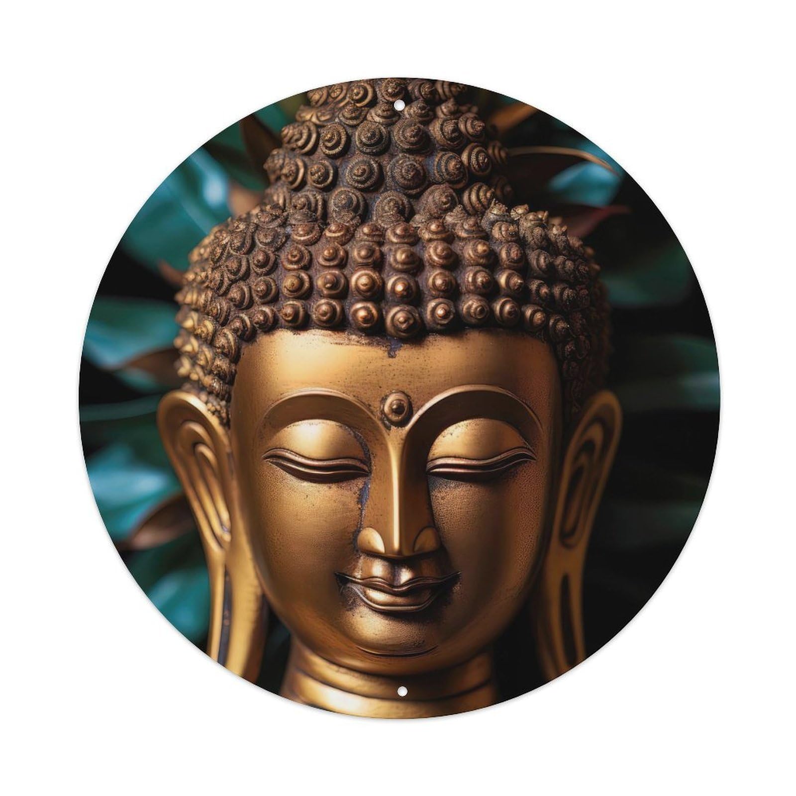 Zen Art Buddha V5 Metal Tin Sign