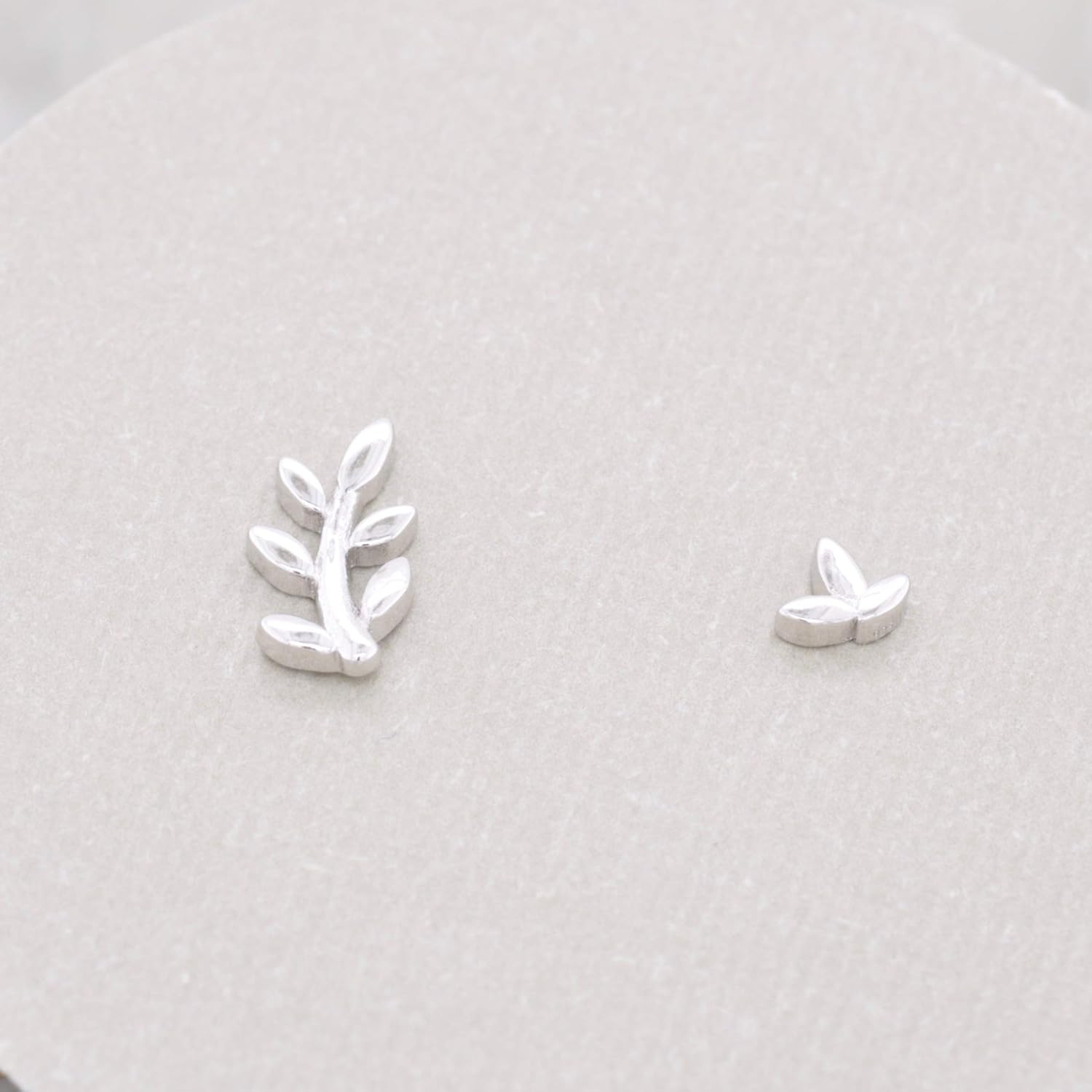 Mismatched Vine and Branch Earrings in Sterling Silver 925