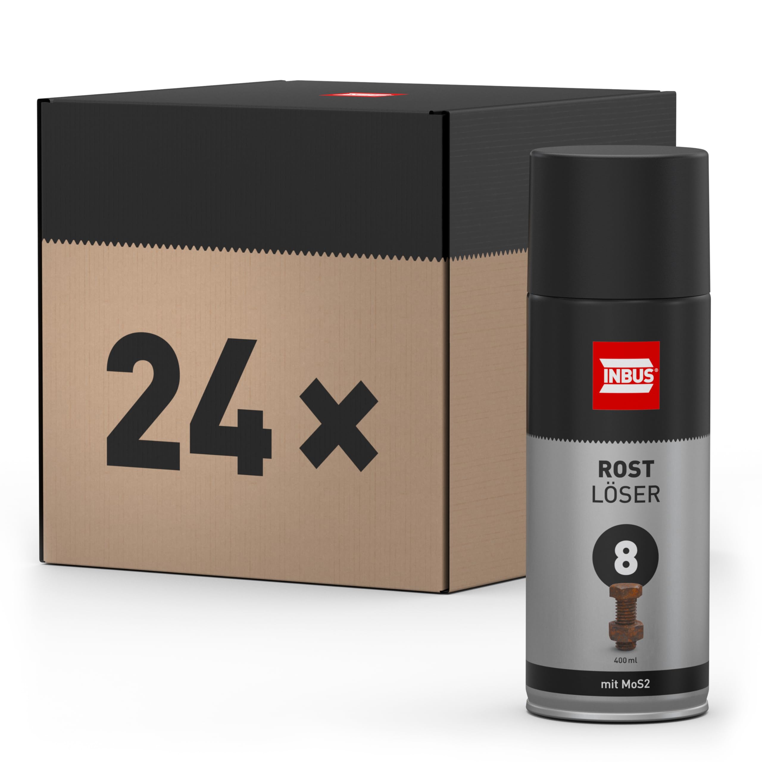 INBUS® Rostlöser (mit MoS2), 24× 400ml (F-75794) | Made in Germany. Nr. 8 der Schraubchemie®