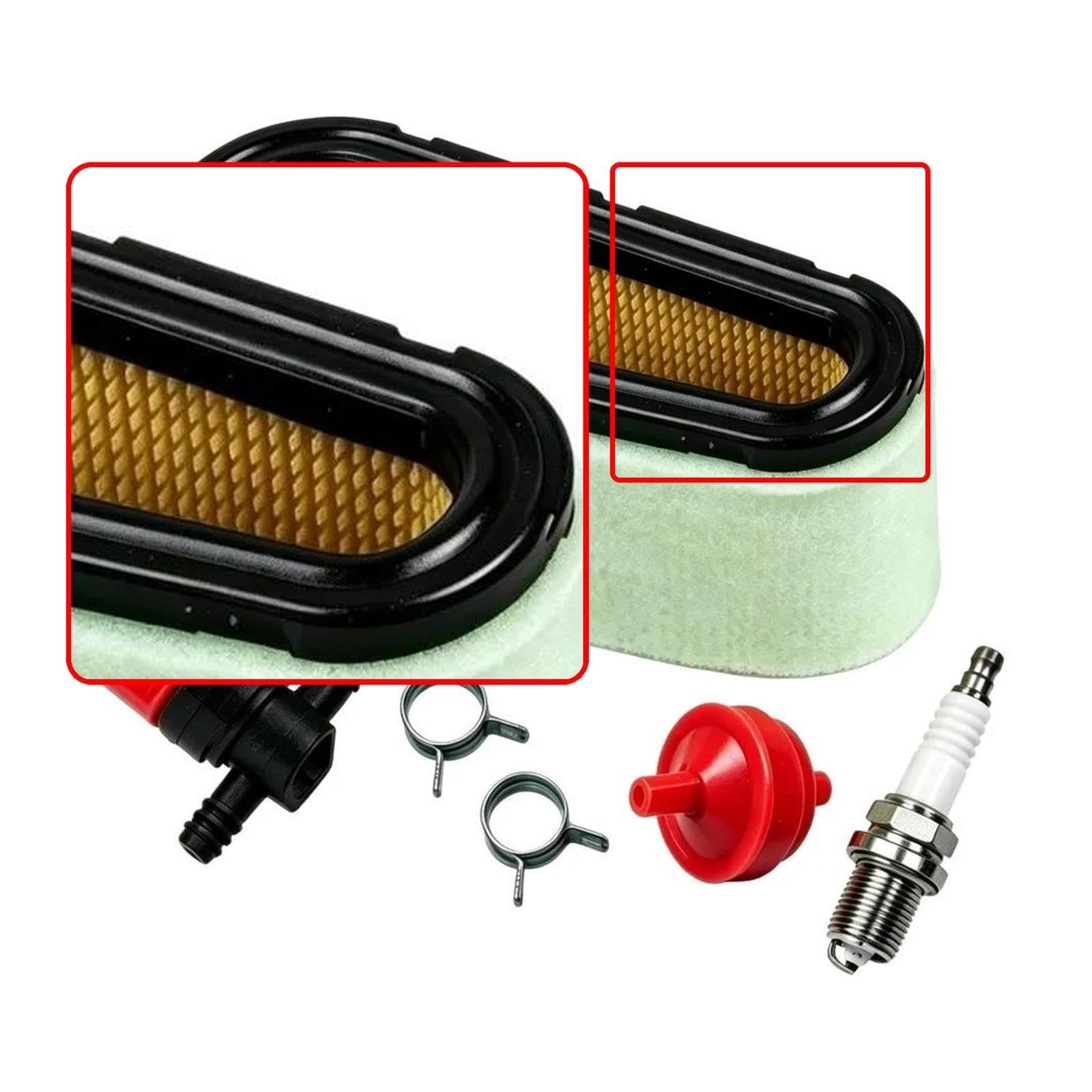 Filtro dell'Aria con Prefiltro di Ricambio per Parti di Filtraggio dell'Aria del Motore del Tosaerba da 12,5 HP 17 HP