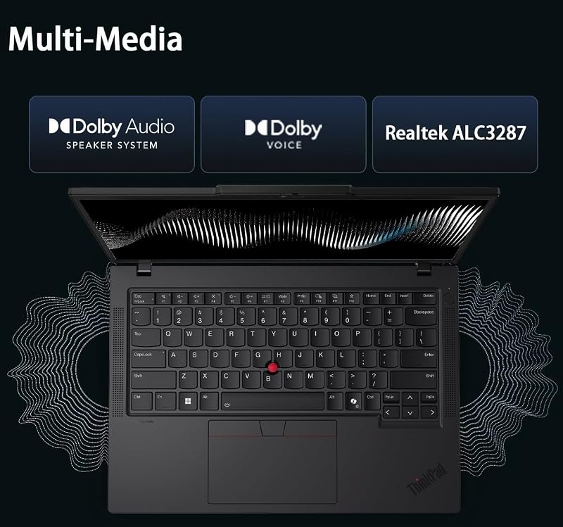 Lenovo ThinkPad T14 Gen 6 Business Laptop 14" FHD+ IPS, Intel Ultra 7 255U, 32GB DDR5 RAM, 512GB SSD, 5MP Webcam, Fingerprint, Backlit, Wi-Fi 6E, 2 Thunderbolt 4, AI PC, W11P image 6