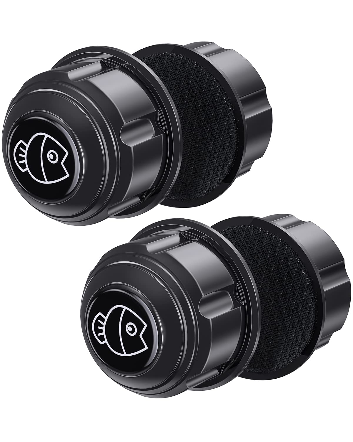 Pawfly 3,8 cm Raspador Magnético De Algas para Acuarios Cepillo Sin Arañazos para La Limpieza De Cristales De Nano Peceras,Pack 2