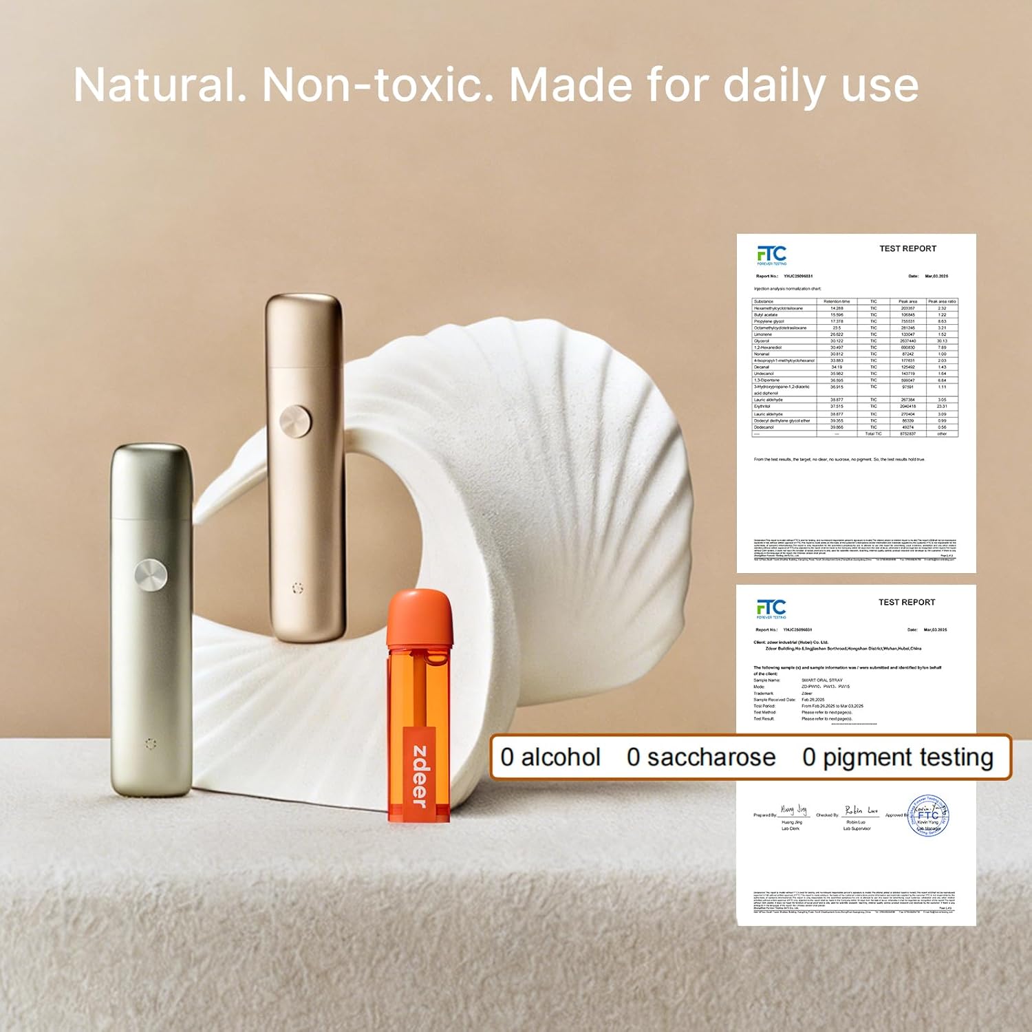 ZDEER Electric Oral Spray for Bad Breath & Dry Mouth, Probiotic Fresh Breath Mouth Spray, Alcohol Free Rechargeable Micro-Mist Breath Spray with 3 Flavor Cartridges, Travel Size