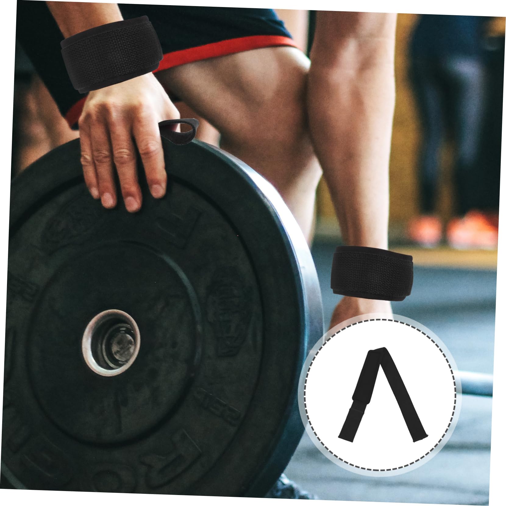 BESPORTBLE 5paia Fasce Per Polsi Antiscivolo Per Sollevamento Pesi Supporto Per Allenamento e Bodybuilding Cinghie Regolabili Per Deadlift e Fitness Da Sbr