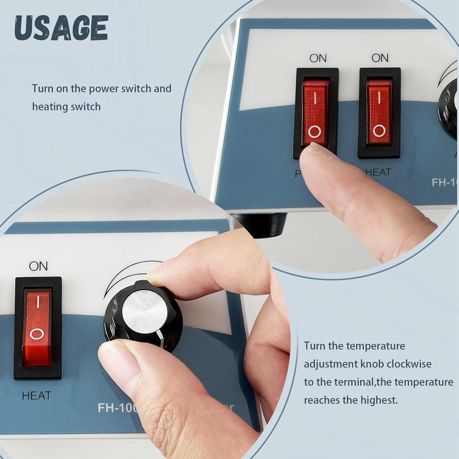 Optical Instrument Eyeglasses Frame Heater Adjustable Temperature Frame Warmer