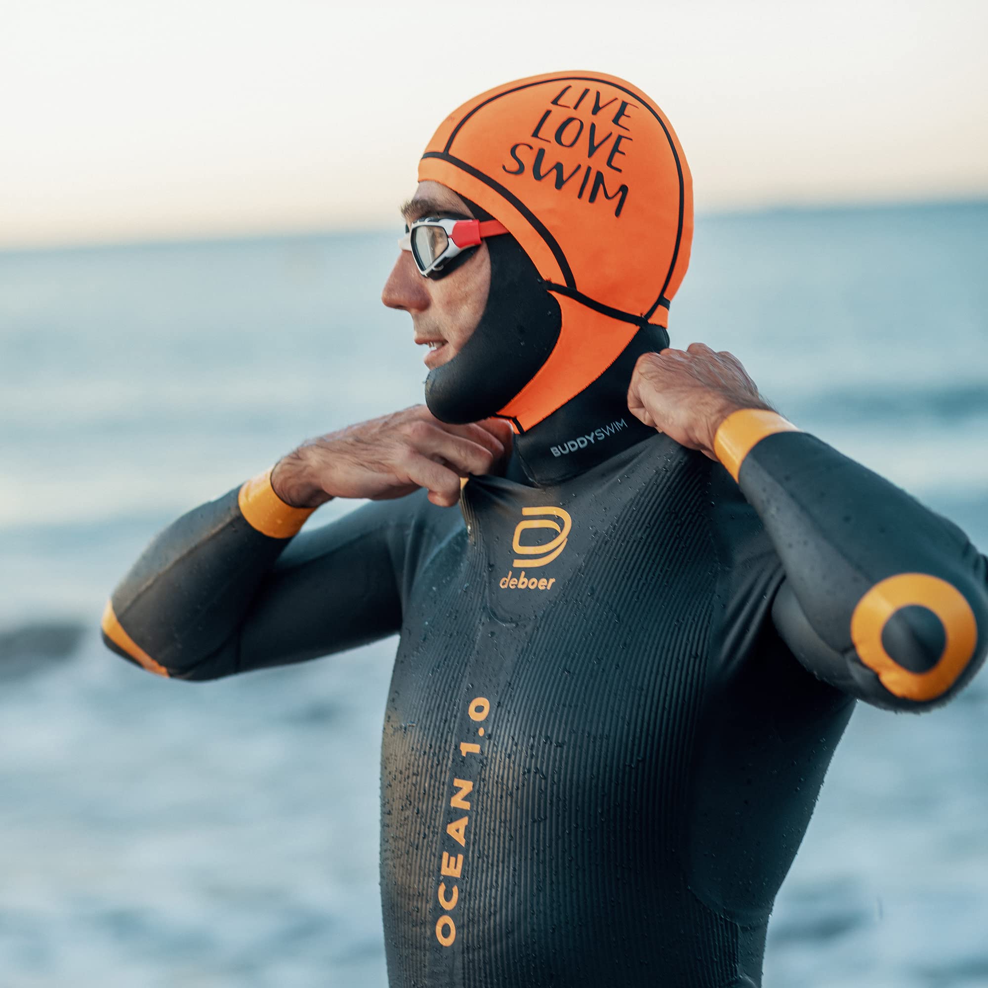 Capucha Neopreno 2.5 mm Natación en Aguas Abiertas. Capucha Neopreno Hombre y Mujer para la Cabeza Aislante del Frío, Buceo, Submarinismo, Kayak, Surf y Trabajos en el Agua