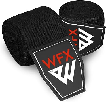 WFX Boxing Hand Wraps 3.5 4.5 Meter Martial Arts Bandages Inner Gloves Wrist Support Straps Punching Under Hand Knuckles Heavy Elasticated Training Bag Mitts Muay Thai