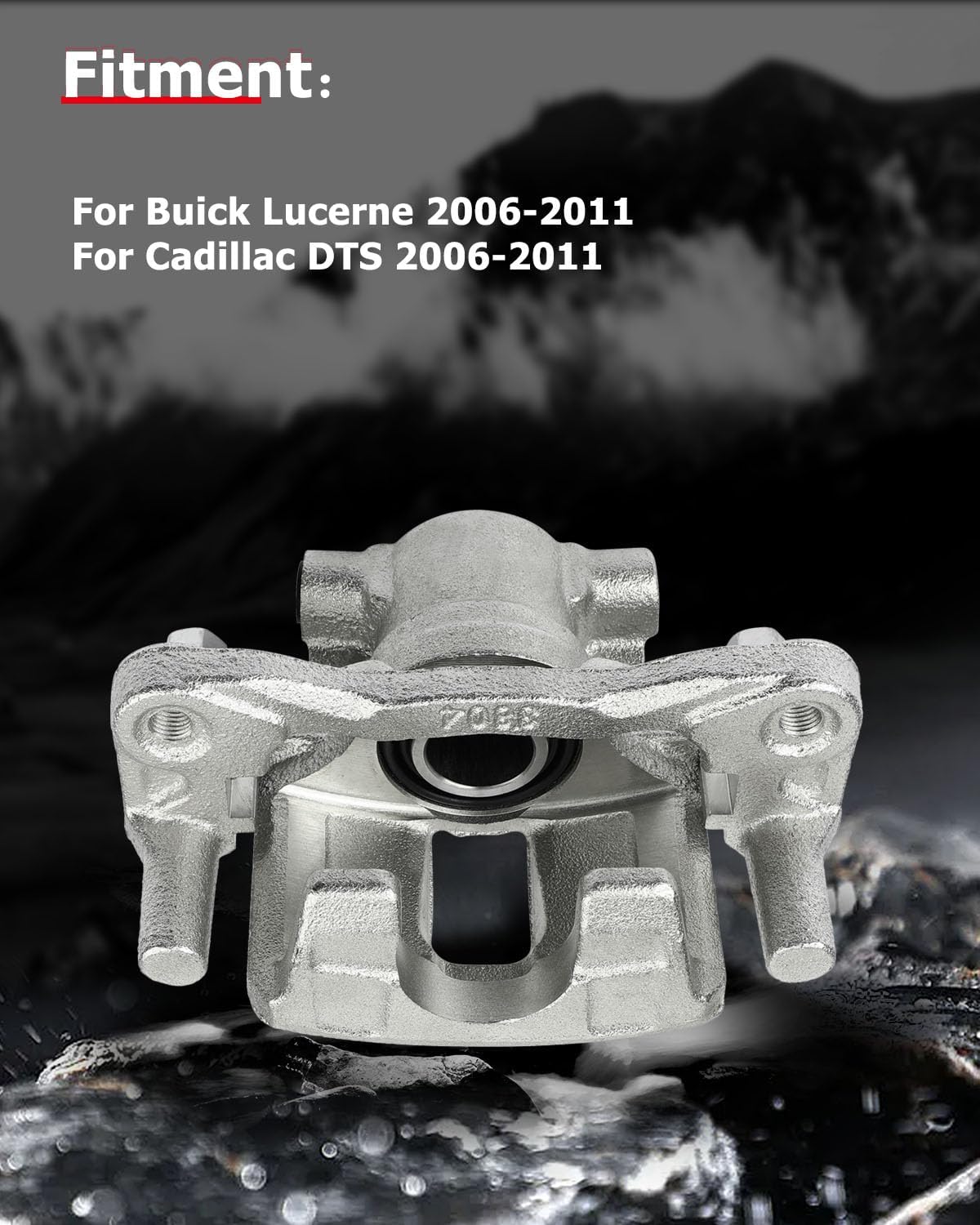 cciyu rear right brake caliper assembly w/bracket 18b5038 for chrysler for 200/for cirrus/for sebring,for dodge for avenger/for caliber,for jeep for compass/for patriot,for mitsubishi for lancer rear right[18b5038]