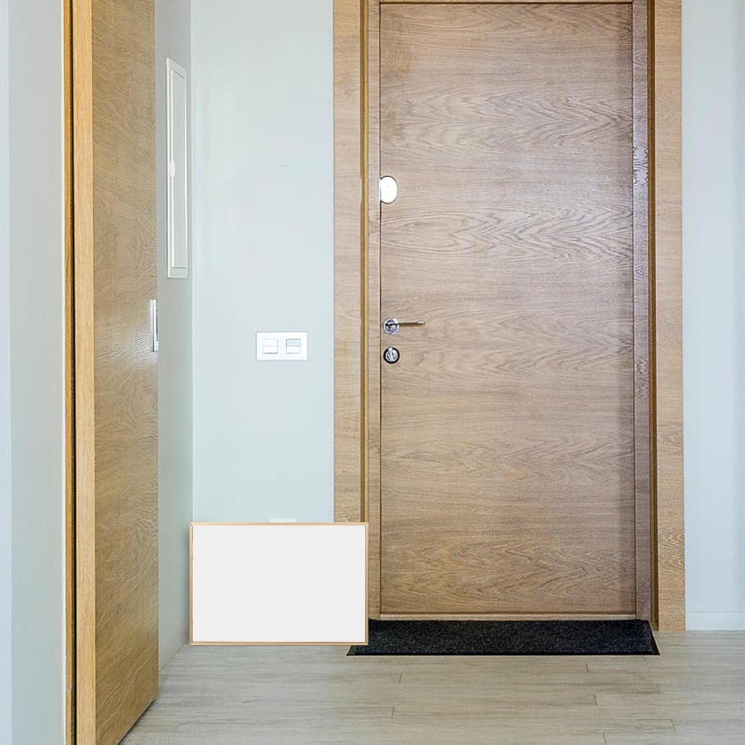 Multi-Functional Floor Standing Dressing Mirror with Aluminum Alloy Frame, Gold Finish, High Definition Full-Length Mirror for Shoe Fitting and Bedroom Entryway Use