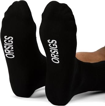 Organic Signatures Premium Cotton Crew Socks, Soft Athletic Socks, 3 pack