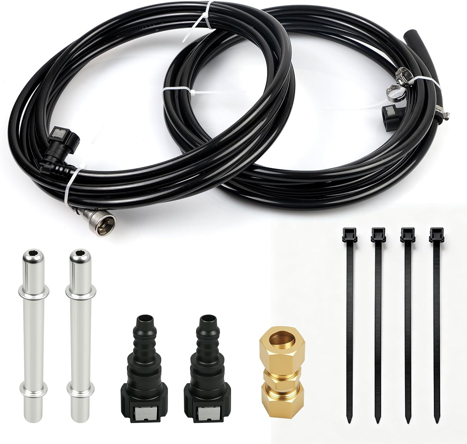 Fuel Lines Repair Kit 2004-2010 Compatible with Chevrolet Silverado GMC Sierra 1500 2500 3500 4.3L 4.8L 5.3L 6.0L 8.1L Pickup Truck Vent Line - Replaces FL-FG0340 FG0340